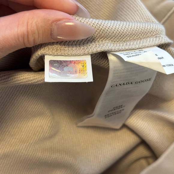 Canada Goose Light Tan Hoodie Sweater - Picture 8 of 9